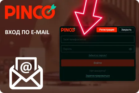 Вход по E-mail Пинко